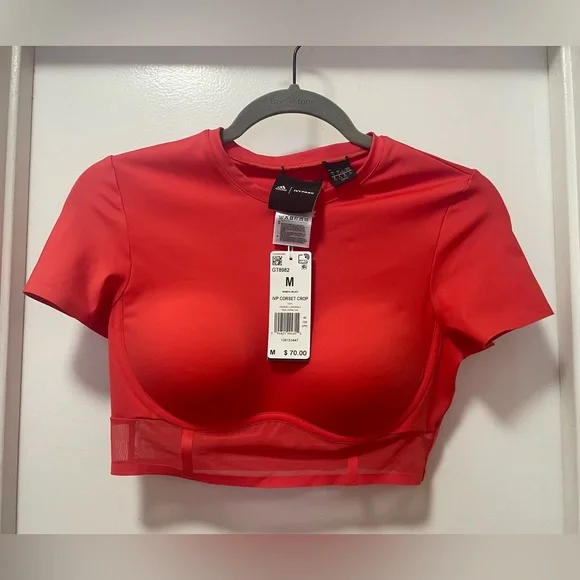 IVY PARK Corset Top in Real Coral, NWOT, size M - Picture 2 of 13